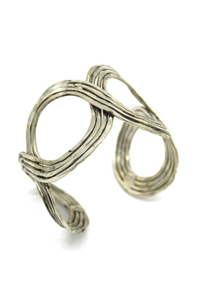 Crossing Silver Oxidised Cuff Crossing Silver Oxidised Cuff